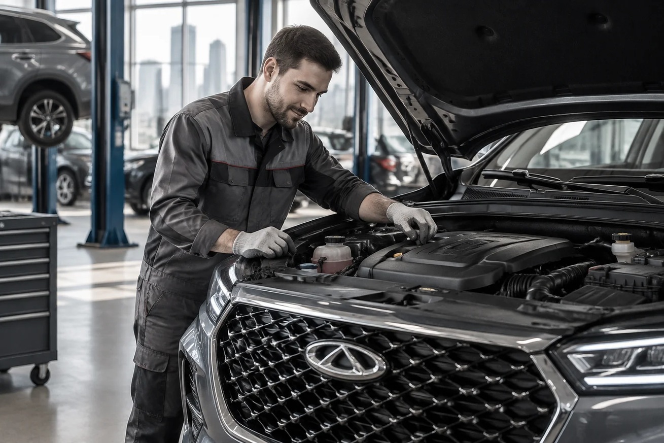 ����������� � ����� ���������� � ��������� ��������� ��������� ���������� Chery � �������� ������� � �����������