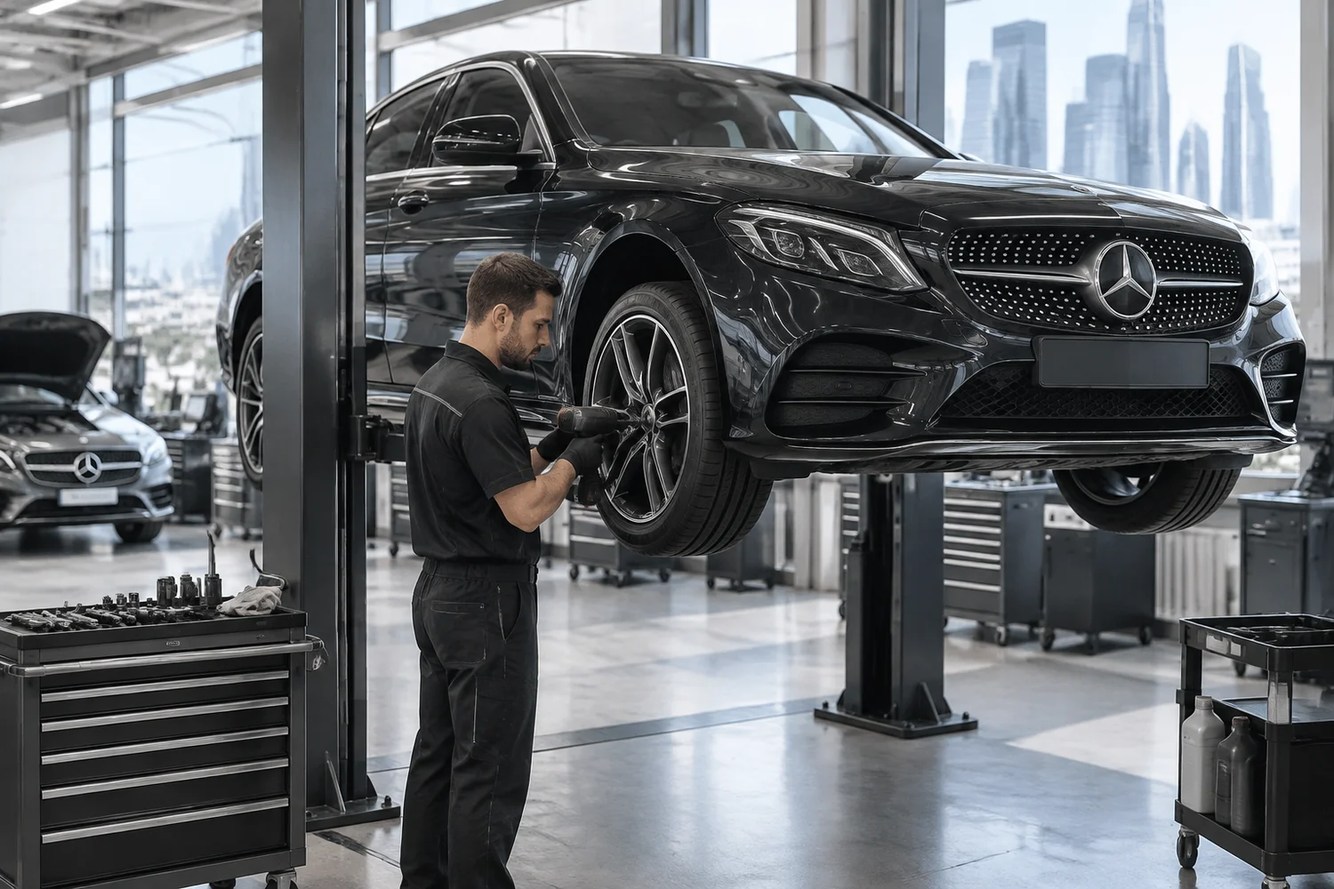 ����������� � ���������� ���������� ��������� ��� ������ ������ � ������� ���������� Mercedes �� ���������� � �����������